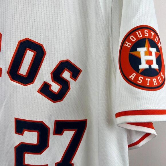Houston Astros Nike White Jersey #27 Coach Bray Men’s 2XL MLB Baseball Shirt NWT - Picture 6 of 8